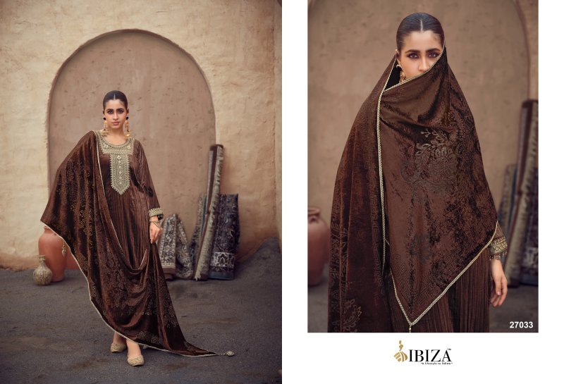 Surkh Imrozia By Ibiza Viscose Velvet Salwar Kameez
